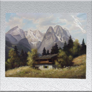 Alpspitze und Zugspitze - Max Sammet