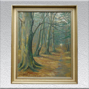 Sophie Wencke: Waldweg in Forst Hocken, Linstorf, 1937