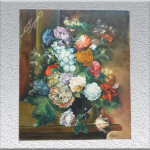 Garossa (Gemälde B): "Blumen mit Vase"