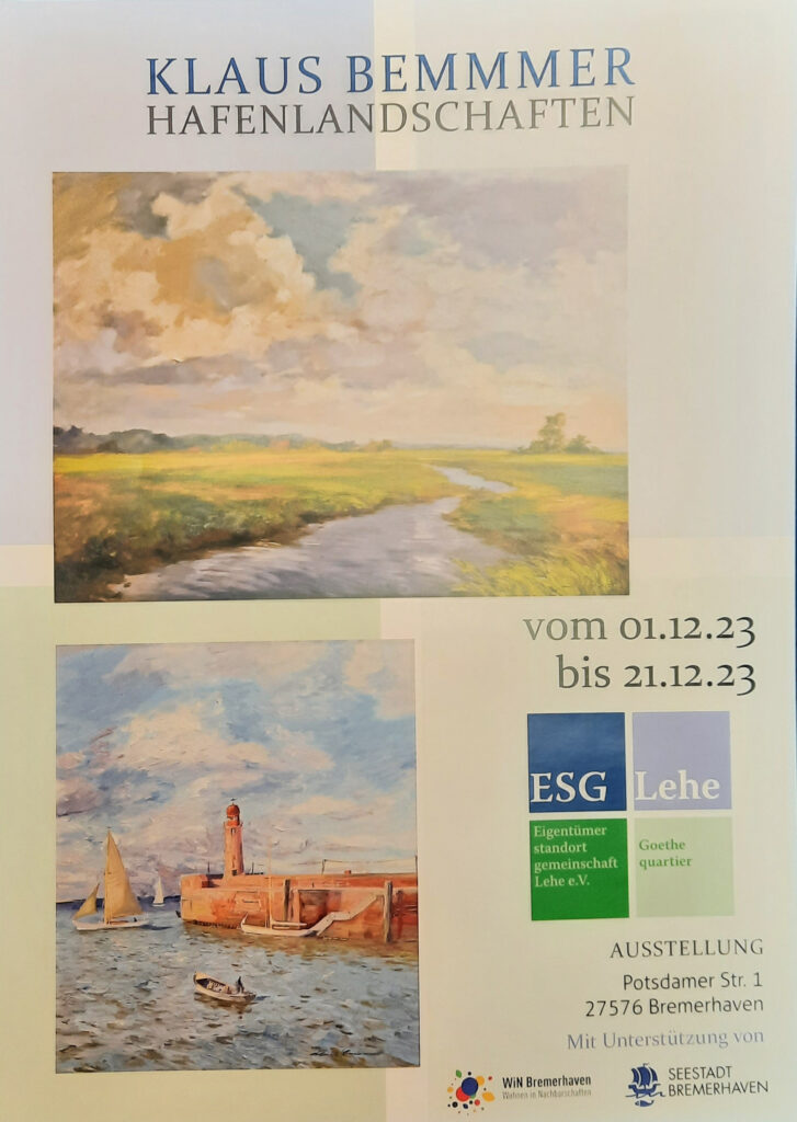 Ausstellung - Klaus Bemmer - Hafenlandschaften