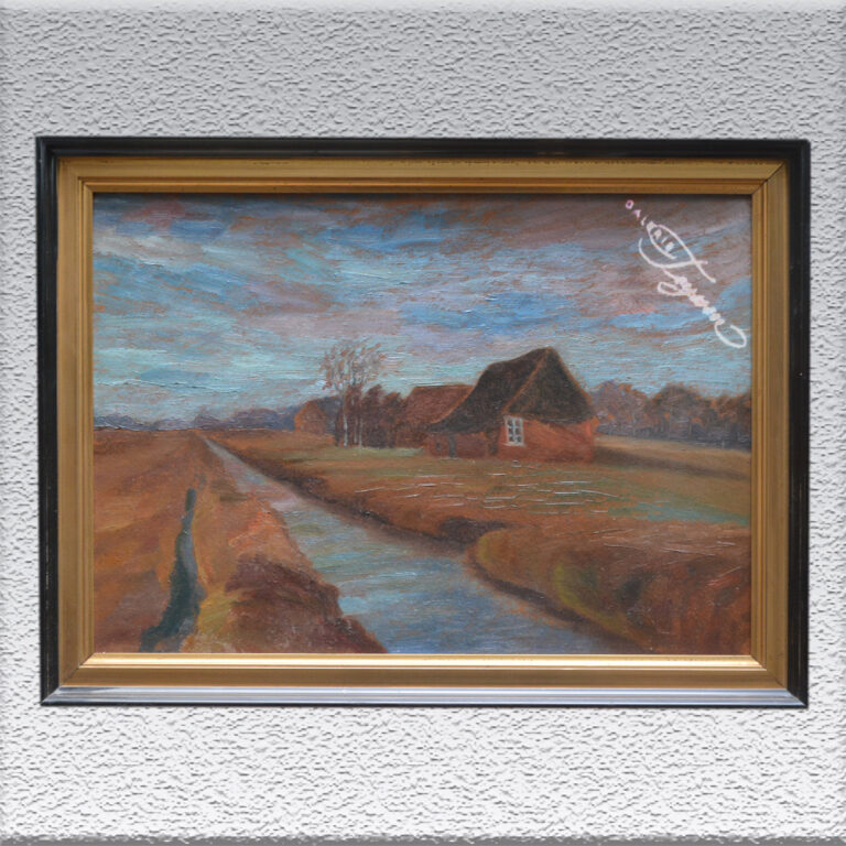 Heinz Dodenhoff: Worpswedener Landschaft