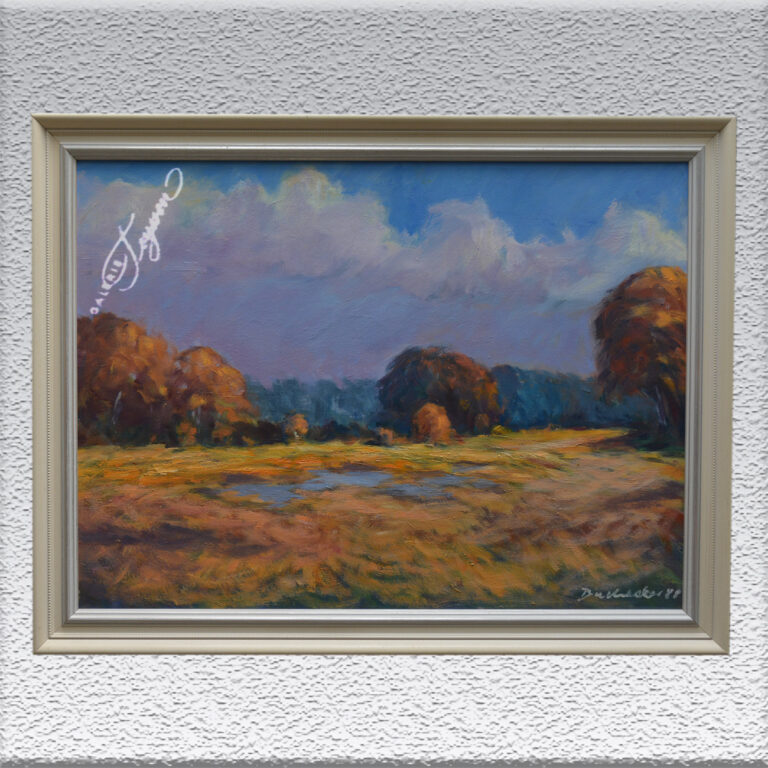Günter Buchecker: Landschaft "Herbstbäume"