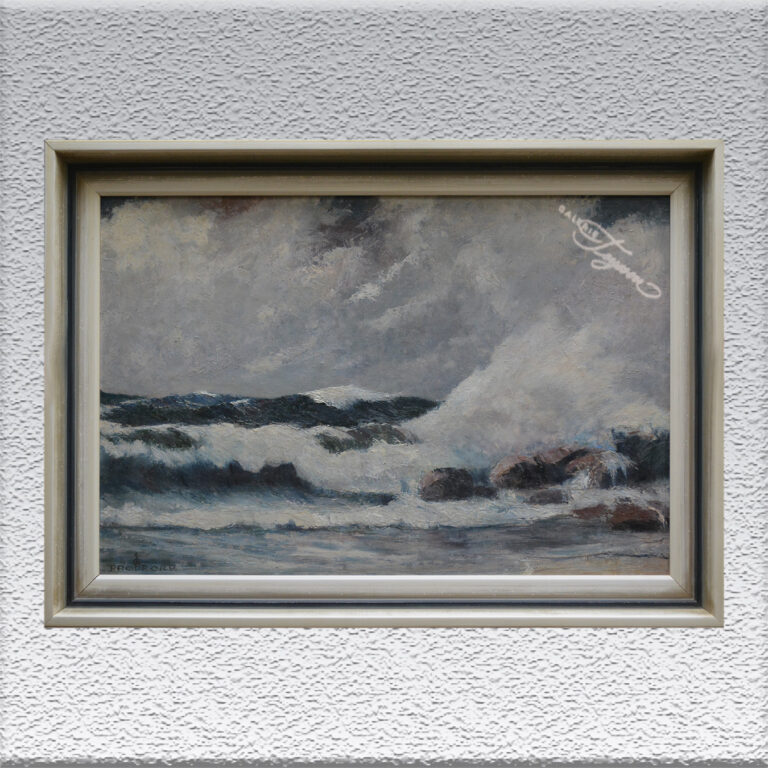 Maritime Motive :- Erich Brodkorb: Brandung