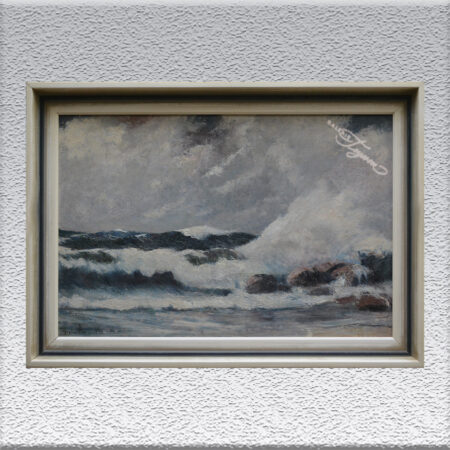 Maritime Motive :- Erich Brodkorb: Brandung