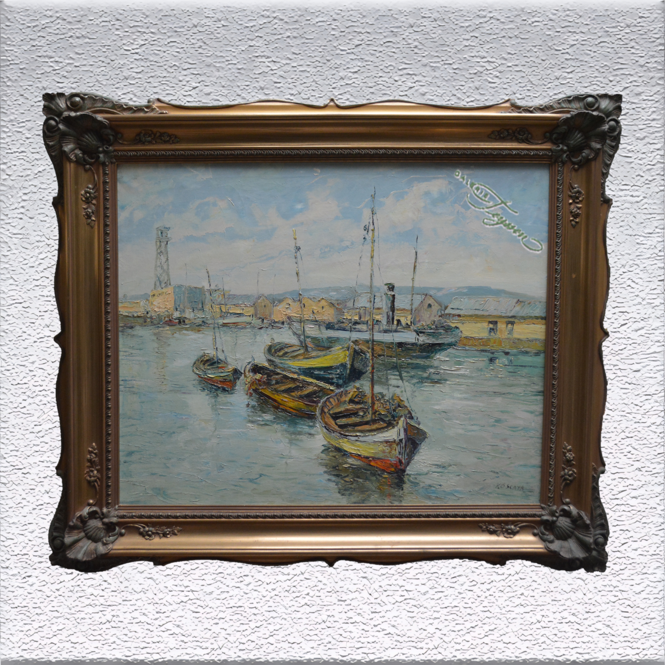 Koscaya: Hafen von Barcelona (um 1965)