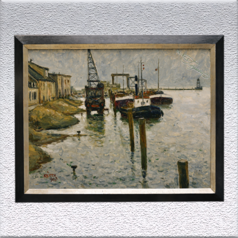 Friedrich Köster: "Hochwasser an der Geeste" (1980)