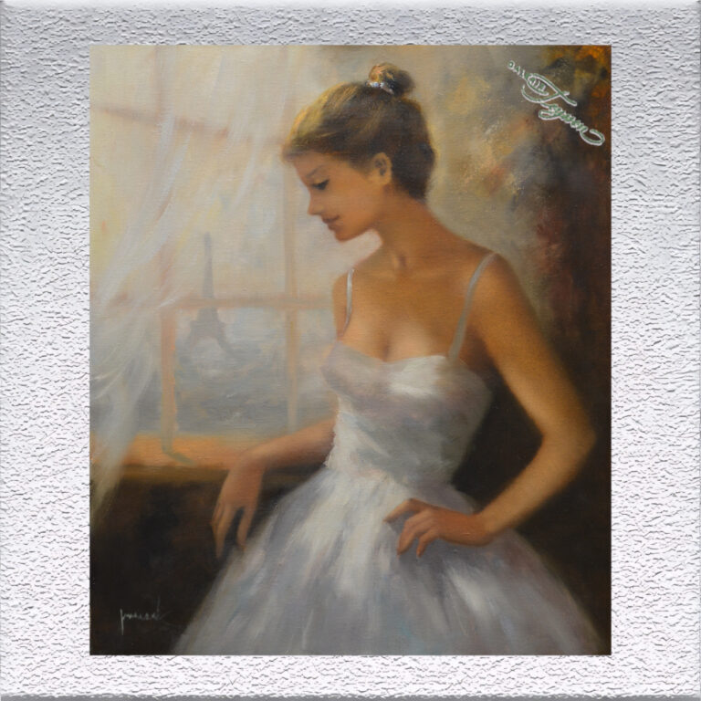 Christian Jereczek: Ballerina (Paris) | Ölgemälde, ungerahmt