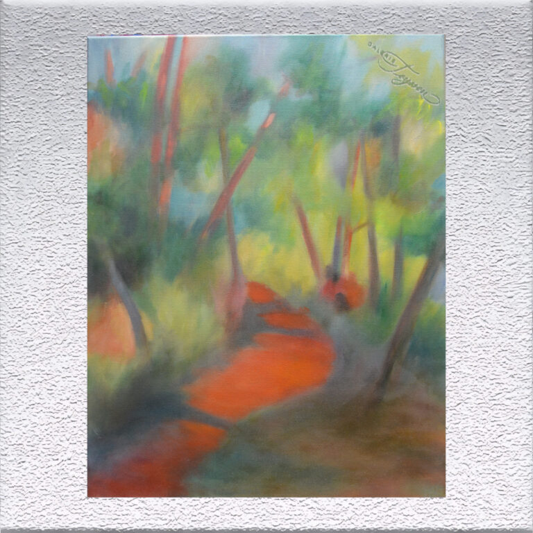 Hartwig Kolb: Waldweg (1953) | Ölgemälde, ungerahmt