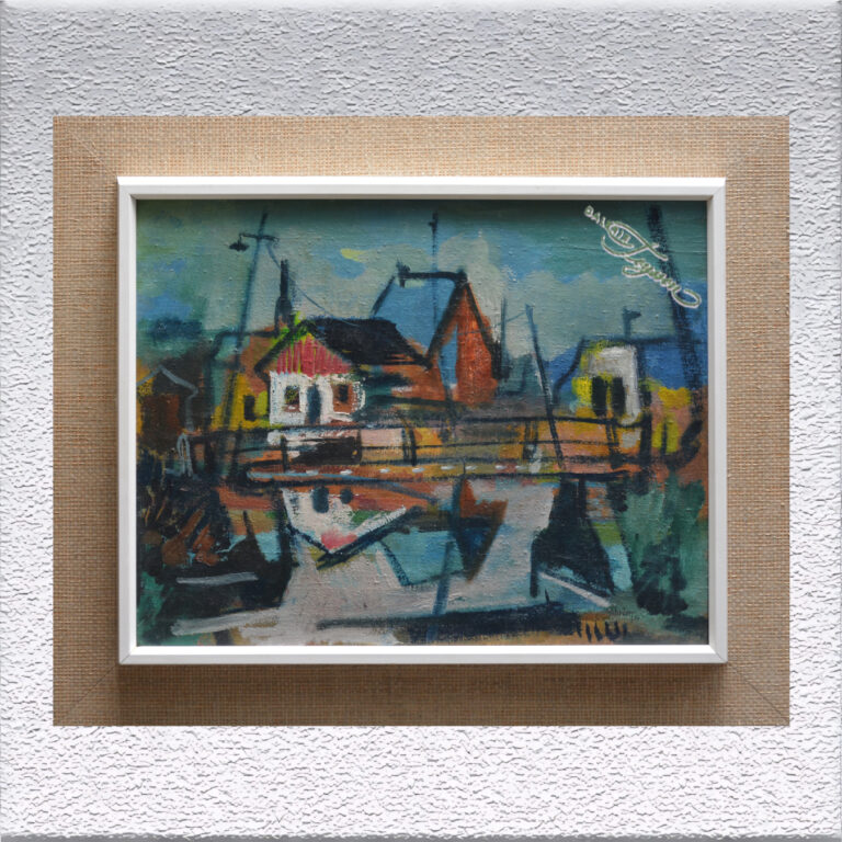 Schröer – In Kleve | `Ölgemälde In Kleve von Schröer aus dem Jahr 1950`